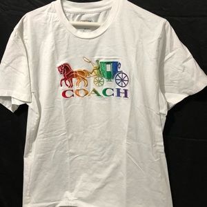 Size Large, Coach T-shirt, worn and washed but very good condition